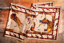 Load image into Gallery viewer, Purdey X Clare Haggas – Toffee ‘George Is Back’ Silk Scarf
