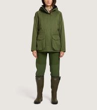 Load image into Gallery viewer, Women&#39;s Technical Lancashire Field Coat in Moss Green

