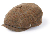 Load image into Gallery viewer, Felsham Tweed Baker Boy Cap
