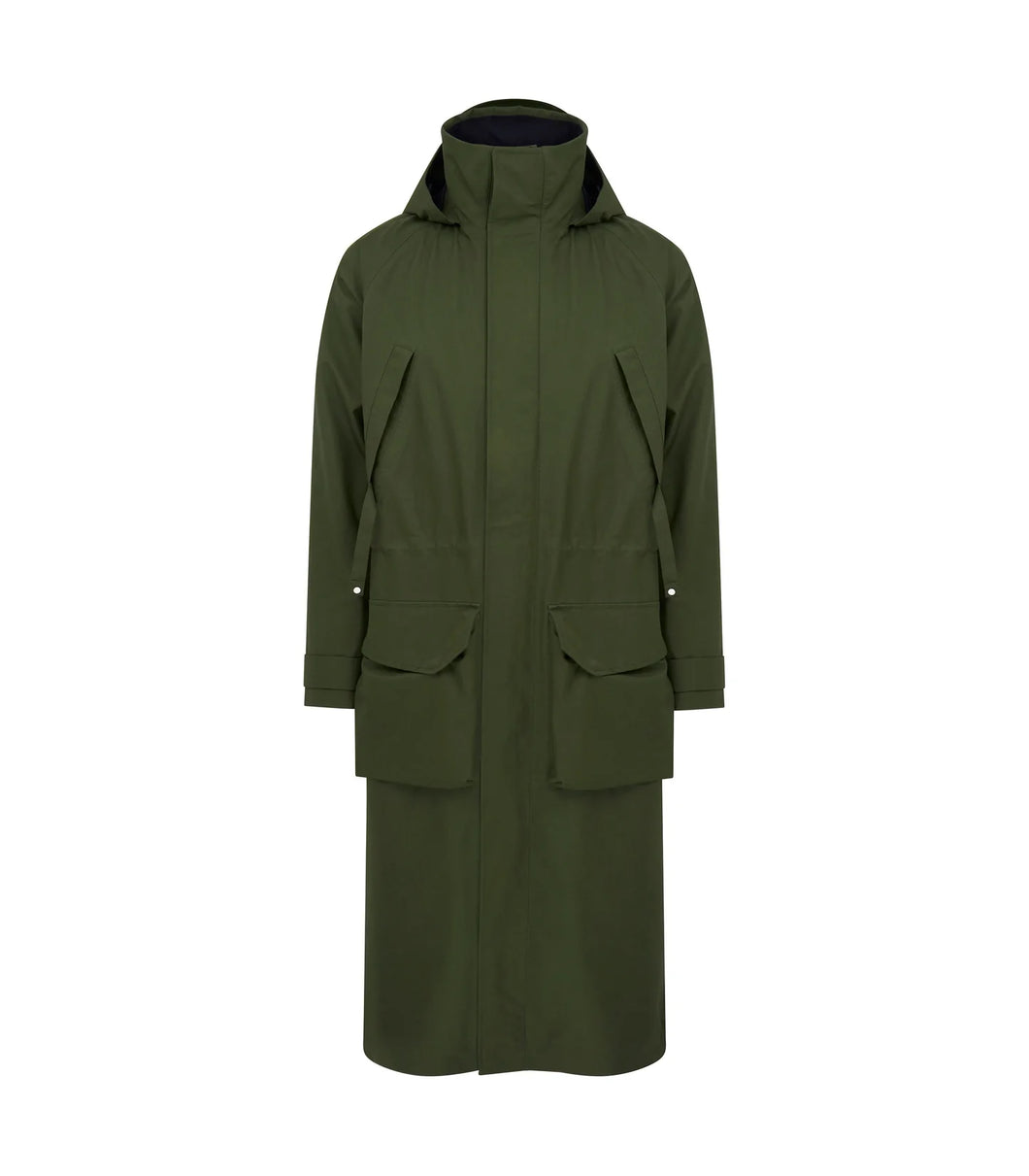 Unisex Technical Vatersay Sporting Cape In Rifle Green