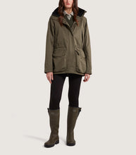 Load image into Gallery viewer, Women&#39;s Technical Lancashire Field Coat in Drab
