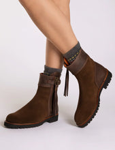 Load image into Gallery viewer, Penelope Chilvers Inclement Cropped Tassel Boot - Dark Oak
