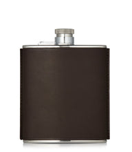 Load image into Gallery viewer, 6oz Leather Hand Stitched Flask
