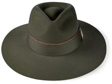Load image into Gallery viewer, Hicks &amp; Brown Oxley Fedora Olive green
