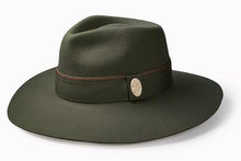 Load image into Gallery viewer, Hicks &amp; Brown Oxley Fedora Olive green
