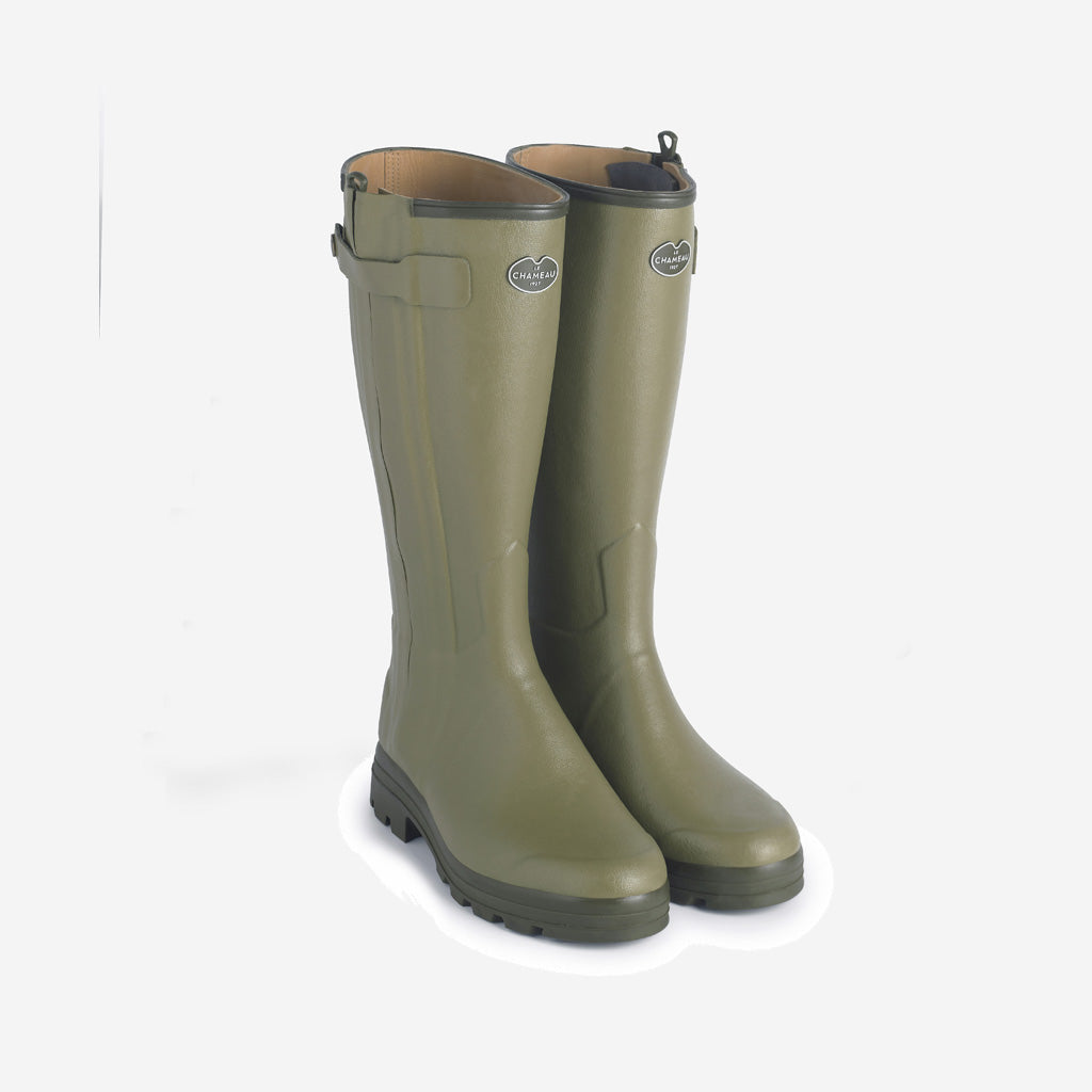 Men's Chasseau Leather Lined Wellington Boots